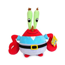 (38cm Eugene H. Krabs) Spongebob Plush Toy Patrick Star Soft Stuffed Doll Christmas Gifts