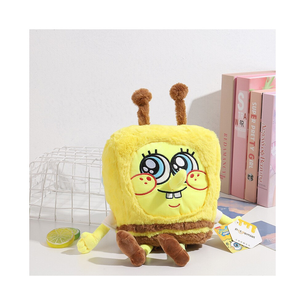Bonxaif (30Cm Spongebob Squarepants Little Bee) Spongebob Plush Toy Patrick Star Soft Stuffed Doll Christmas Gifts