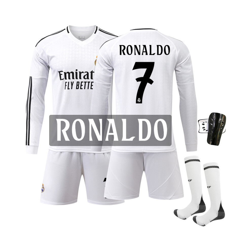 (Ronaldo NO.7, 28) 24 -25 Football Training Uniforms For Real Madrid CF Home