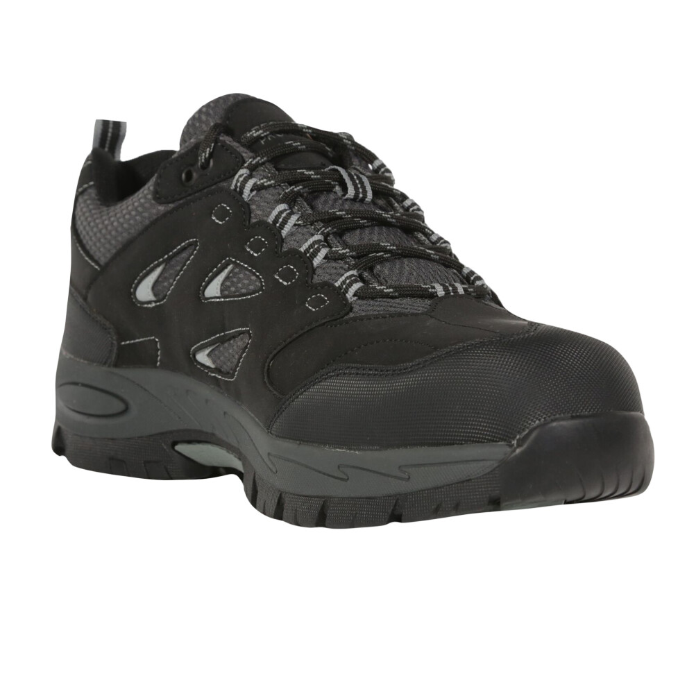 (10 UK, Black/Granite) Regatta Mens Mudstone Safety Trainers