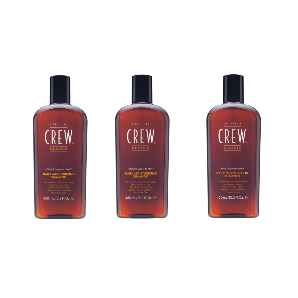 American Crew Daily Moisturising Shampoo 450ml x3