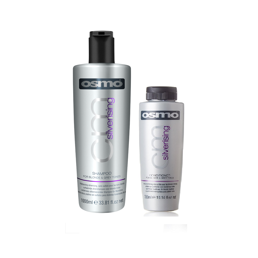 Osmo Silverising Shampoo 1000ml and Conditioner 300ml