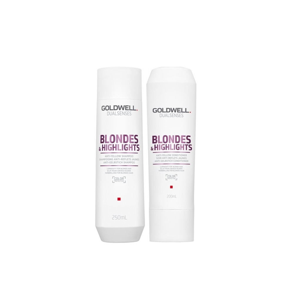 Goldwell Dualsenses Blondes & Highlights A-Y Shampoo 250ml and Conditioner 200ml