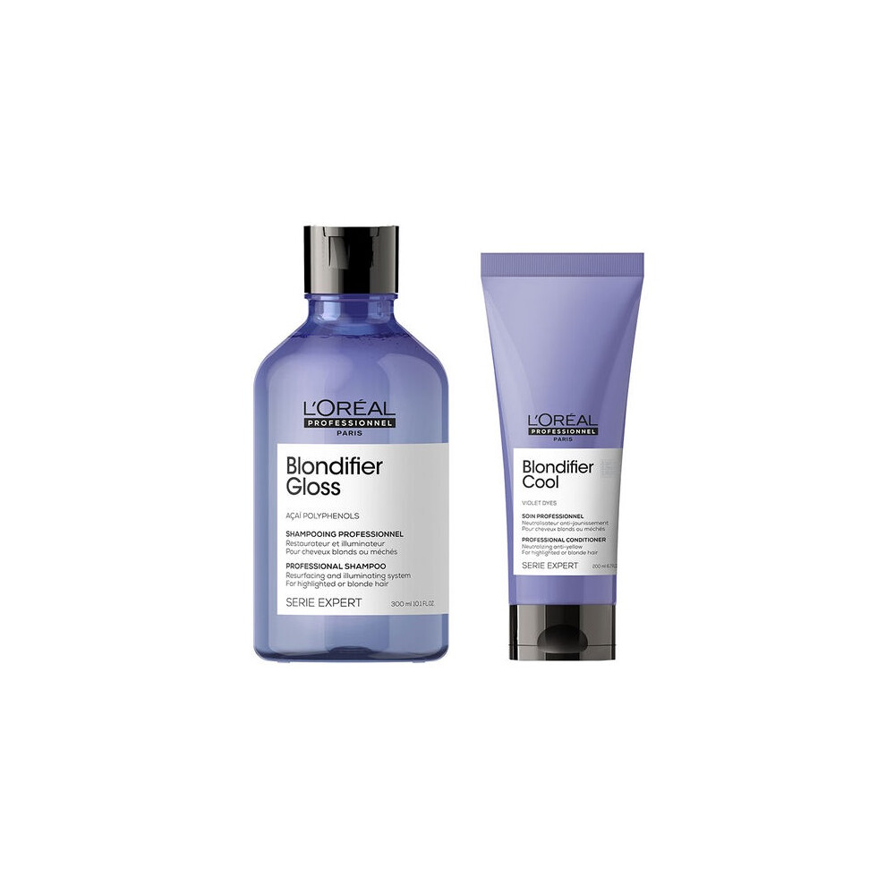 L'Oreal Serie Expert Blondifier - Gloss Shampoo 300ml - Conditioner 200ml