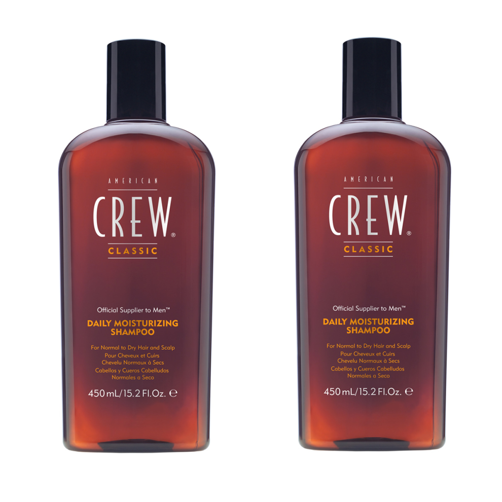 American Crew Daily Moisturising Shampoo 450ml x2