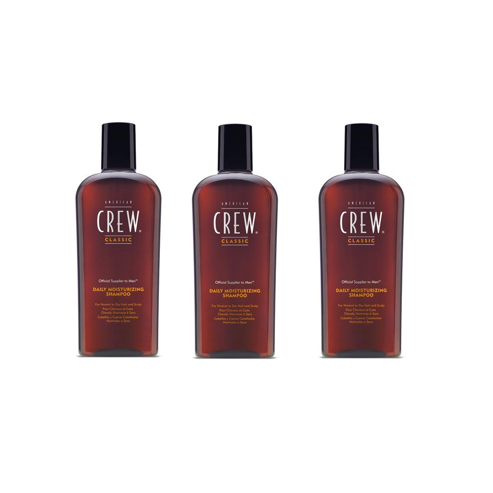 American Crew Daily Moisturizing Shampoo 250ml x3