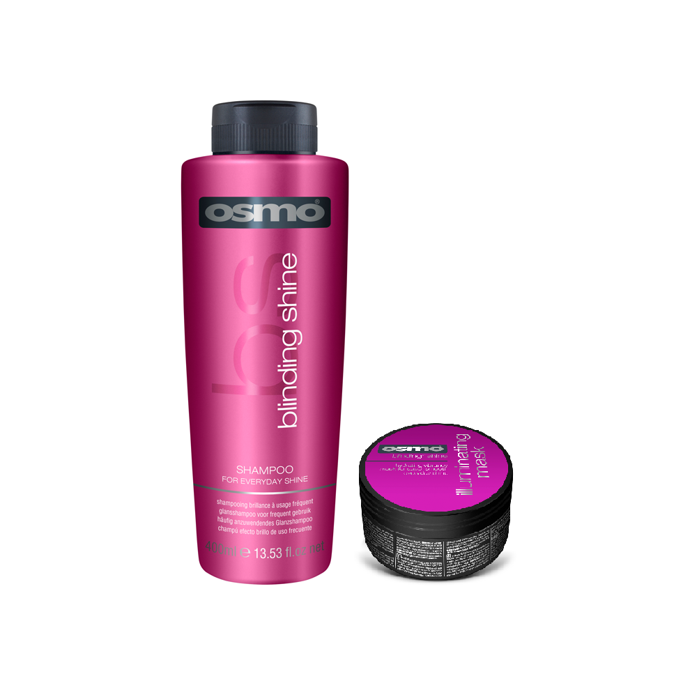 Osmo Blinding Shine Shampoo 400ml and Illuminating Mask 100ml