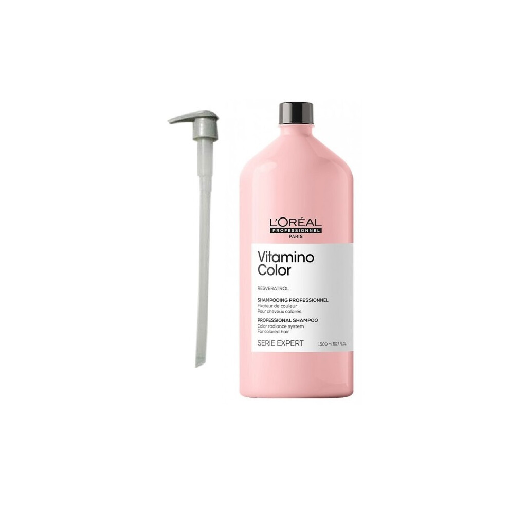 L'Oreal Serie Expert Vitamino Color - Pump - Shampoo 1500ml