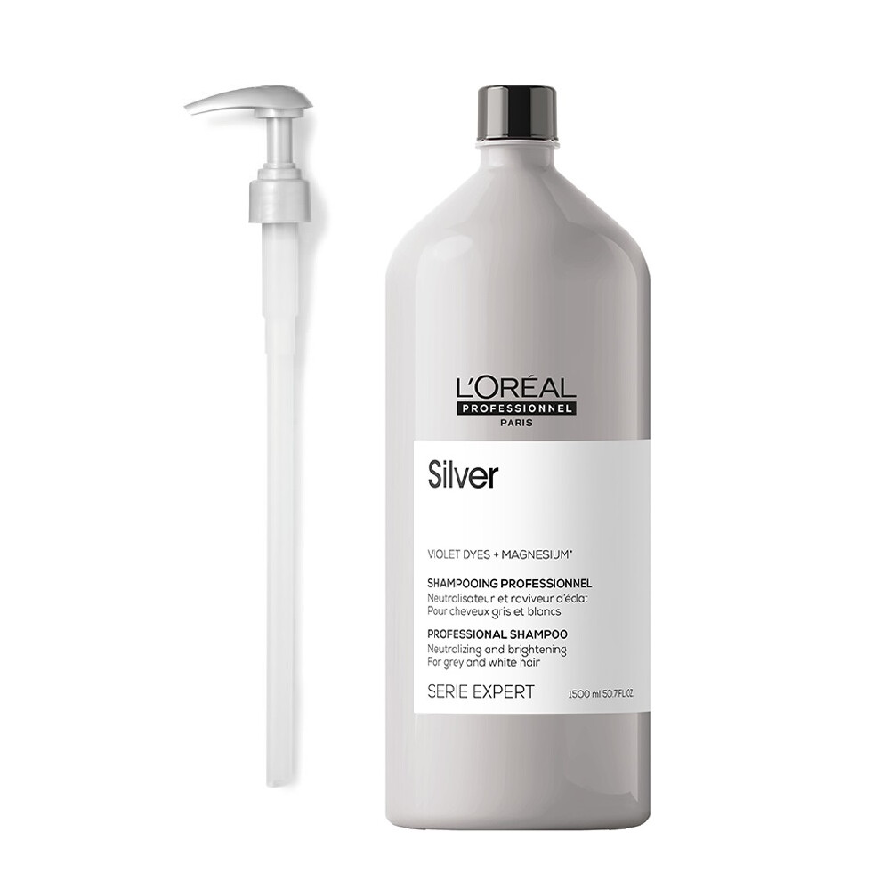 L'Oreal Serie Expert Silver Shampoo 1500ml - Pump