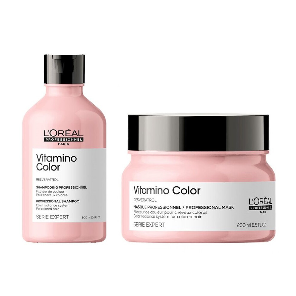 L'Oreal Serie Expert Vitamino Color - Shampoo 300ml - Mask 250ml