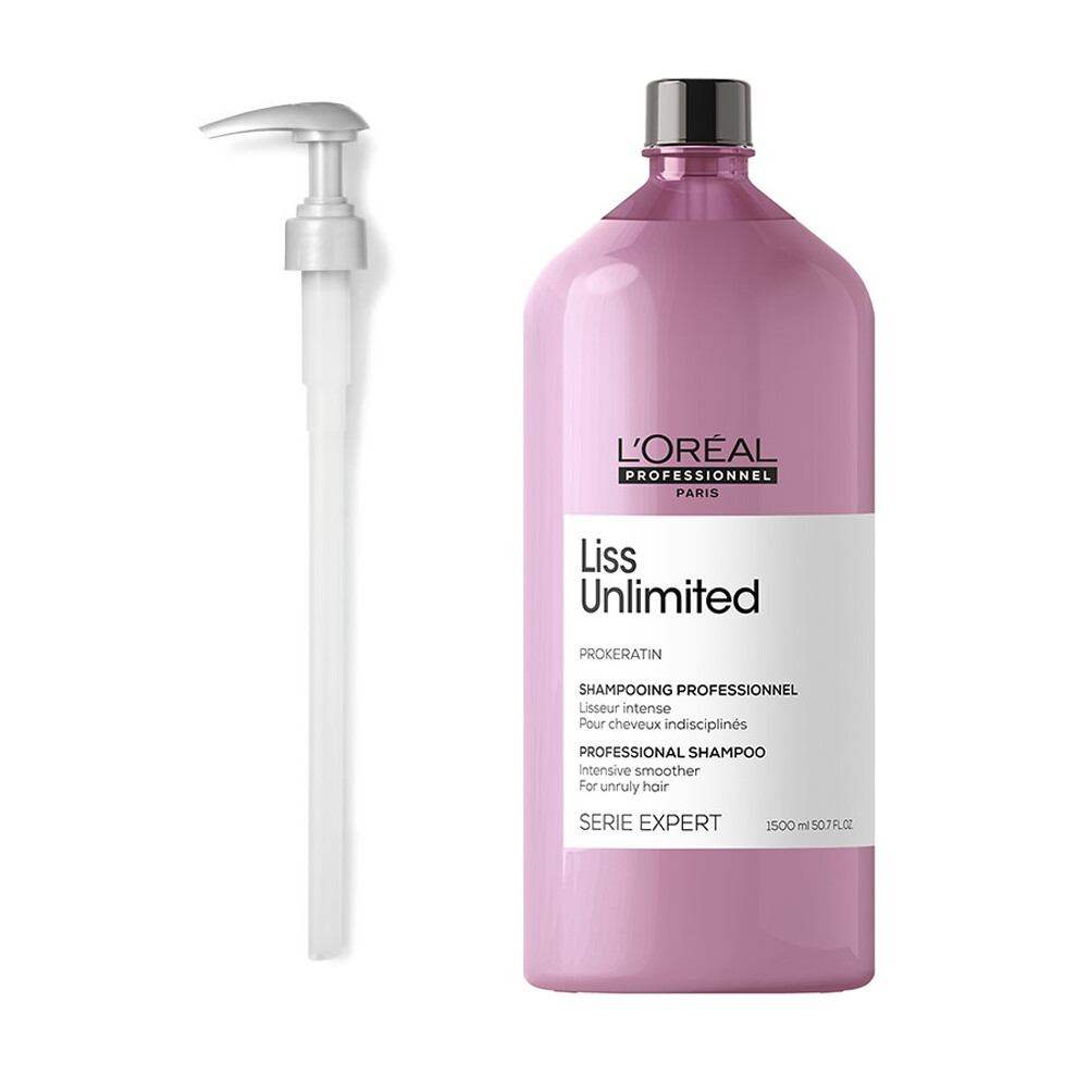 L'Oreal Serie Expert Liss Unlimited - Pump - Shampoo 1500ml