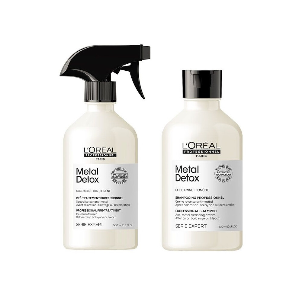 L'Oreal Serie Expert Metal Detox - Shampoo 300ml - Spray 500ml