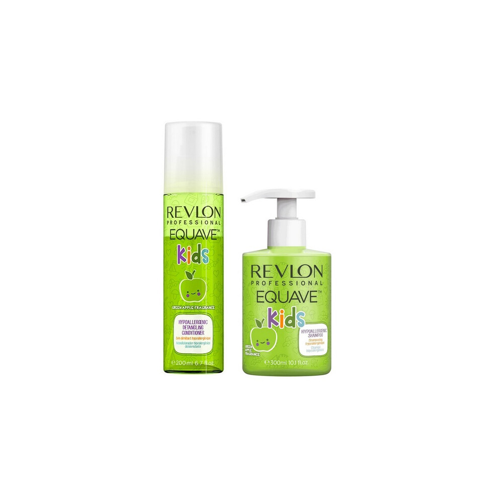 Revlon Equave Kids 2 in 1 Shampoo 300ml and Detangling Conditioner 200ml