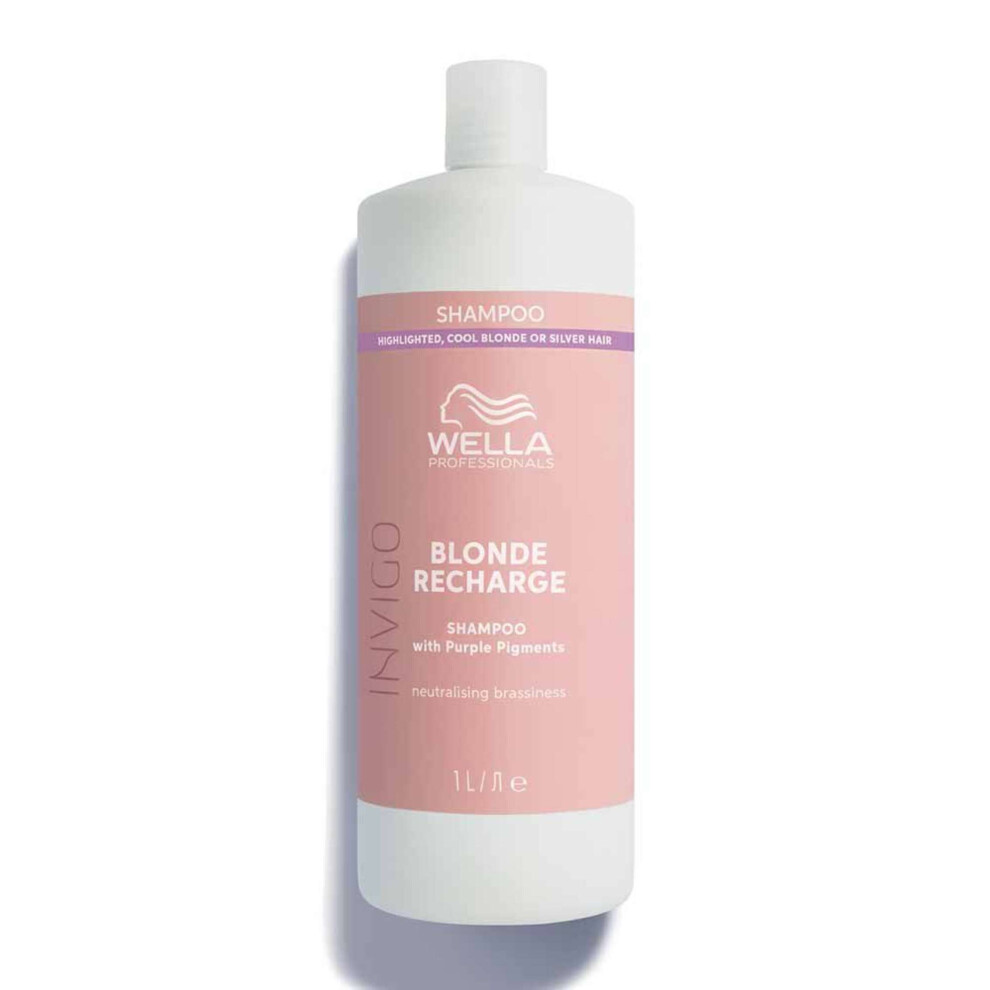 Wella Invigo Blonde Recharge Shampoo 1000ml