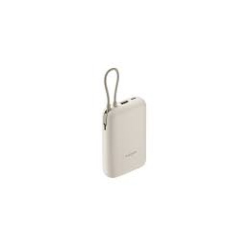 Xiaomi Batería externa - XIAOMI - 10000mAh - Cable integrado - Carga rápida - Diseño compacto
