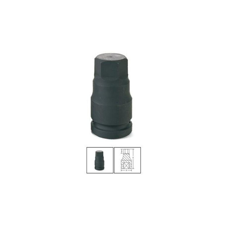 Grey Pneumatic Corp. Gy4922m 1 In. Drive X 22Mm Hex Driver 729440478346