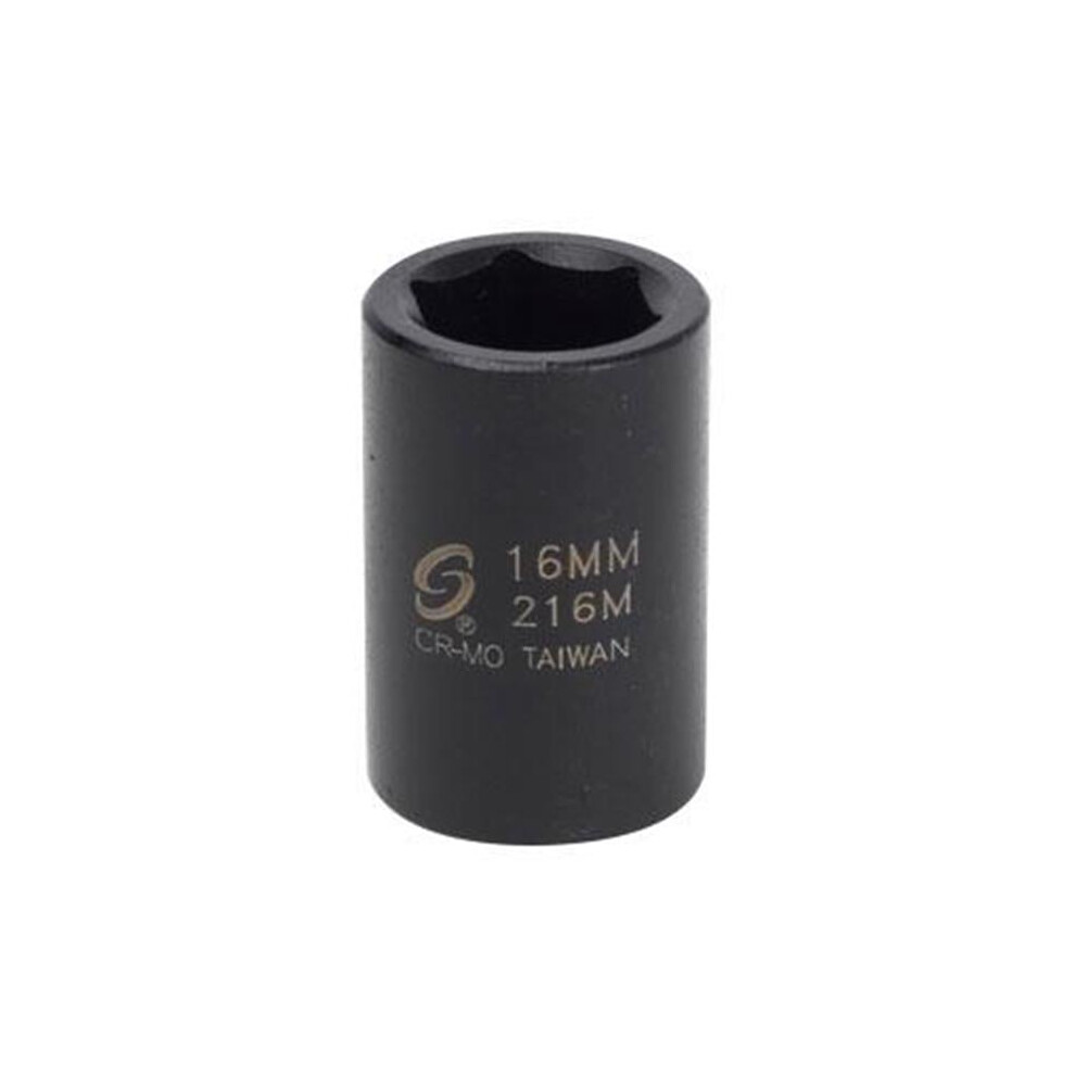 Sunex Su210m 0.5 In. Drive 10 Mm. 6 Point Impact Socket 061336460210