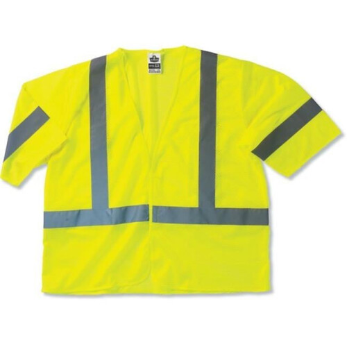 Ergodyne 150-22027 Class 3 Vest - Lime - 2 & 3 XLarge
