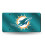 Miami Dolphins Laser Cut Teal License Plate 1
