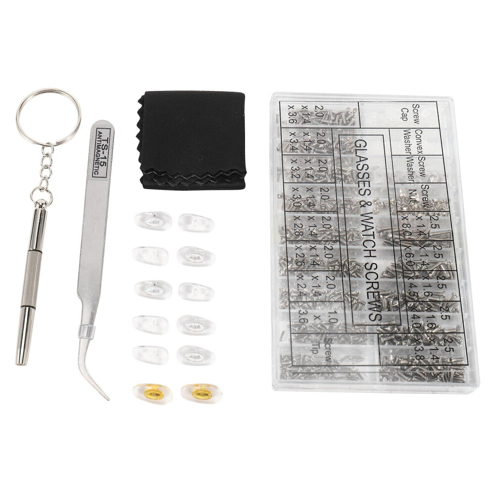 Assorted Size Screws For Watch Clock Eye Glasses Optician Watchmaker Repair Part Tool 9372166125516