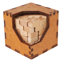 (Model 2) 2024 New 3D Wooden Brain Teasers Logic Box Puzzle Game for Adults