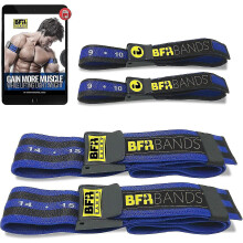 (Pro Bundle 4pk) Xiersen Occlusion Training Bands, Blood Flow Restriction Bands For Arms, Legs Or Glutes, Help Gain Muscle Without Lifting Heavy Weights, Strong Elast