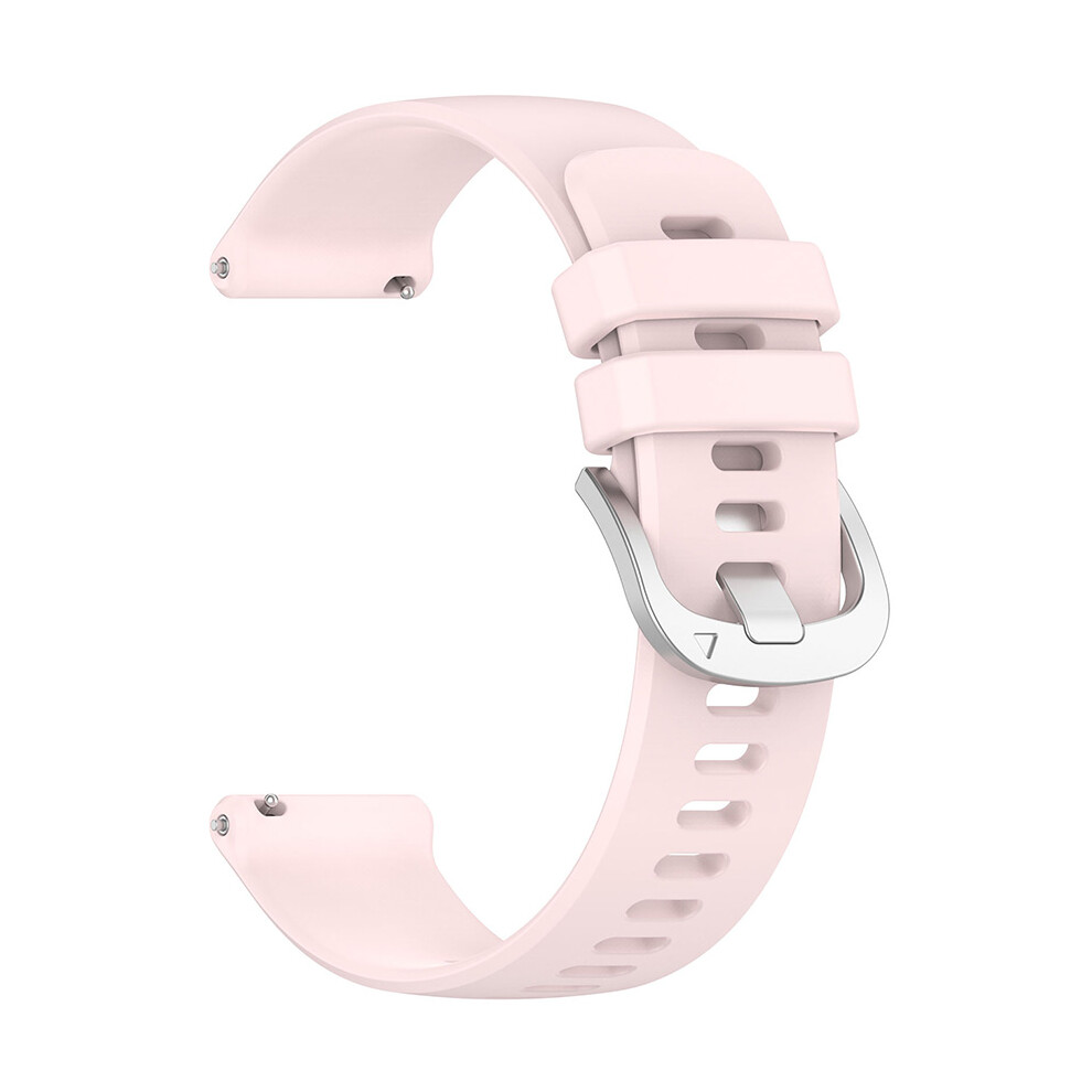 (20Mm, Light ) Watch Strap For Garmin/Huawei/Xiaomi/Amazfit/Samsung Silicone Strap Glossy Strap Accessories Pink 663250733632