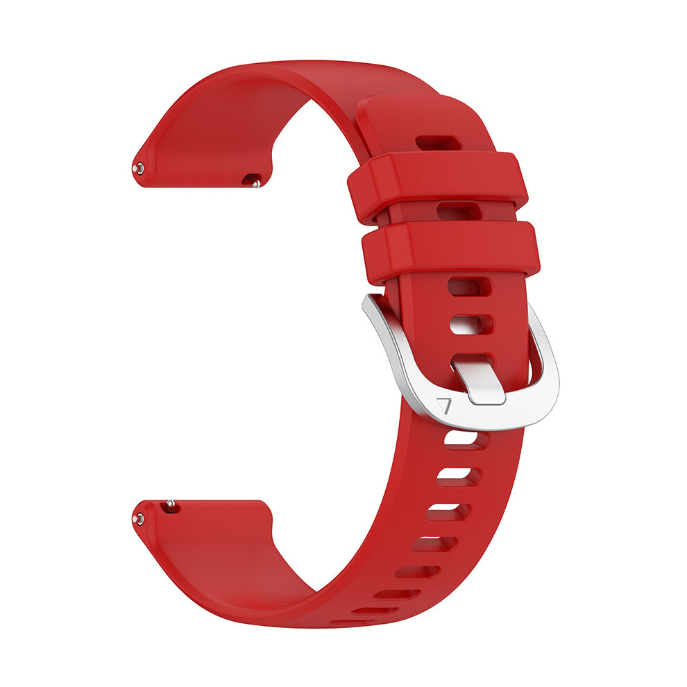 (22Mm, ) Watch Strap For Garmin/Huawei/Xiaomi/Amazfit/Samsung Silicone Strap Glossy Strap Accessories Red 663250733700