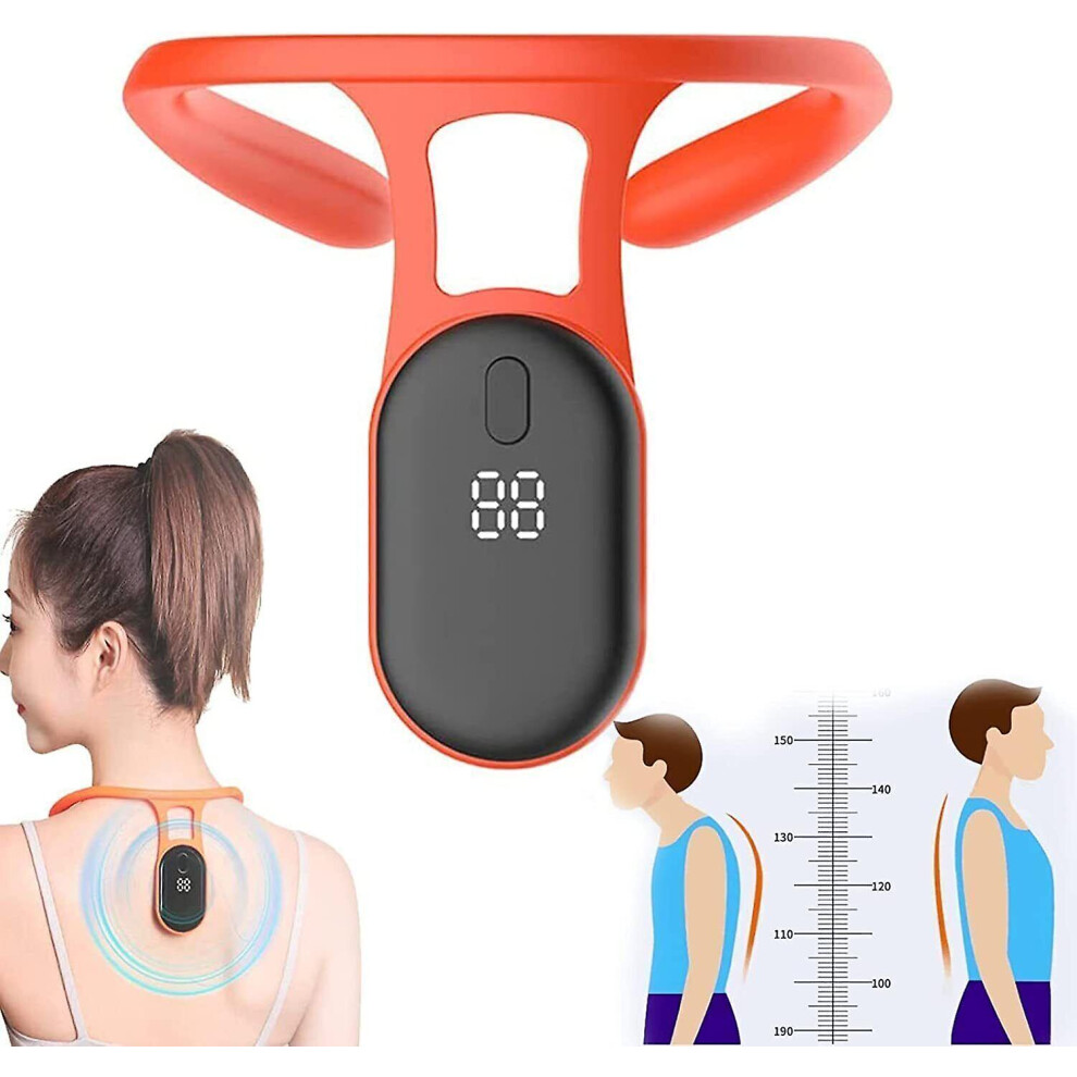 (Orange) Mericle Ultrasonic Portable Lymphatic Soothing Body Shaping Neck Instrument Hot