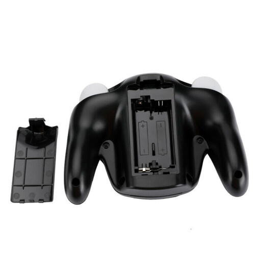 (Black) Wireless Gamepad Controller with 2.4G Adapter, Gamepads Joystick for NGC GameCube Video Game Console 2