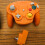 (Orange) Wireless Gamepad Controller with 2.4G Adapter, Gamepads Joystick for NGC GameCube Video Game Console 1