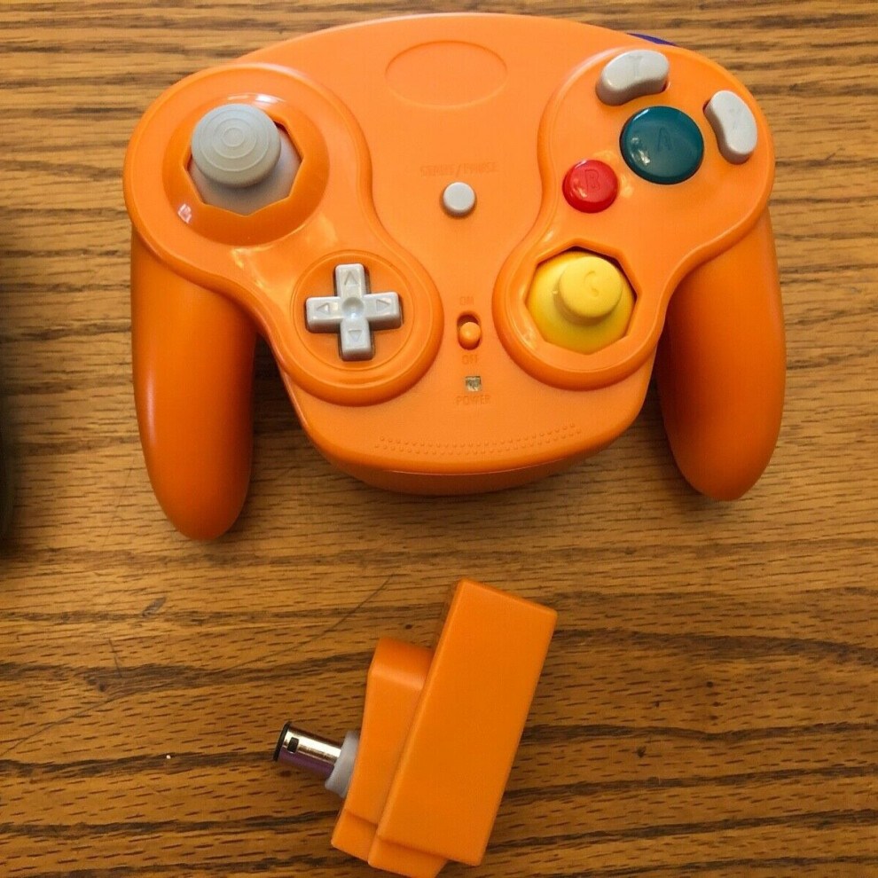 (Orange) Wireless Gamepad Controller With 2.4G Adapter, Gamepads Joystick For Ngc Gamecube Video Game Console Orange 312543824112