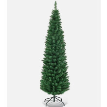 Durable and Lightweight: PVC Material Artificial Green Pine Tree 5FT Metal Stand