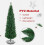 Durable and Lightweight: PVC Material Artificial Green Pine Tree 5FT Metal Stand 2