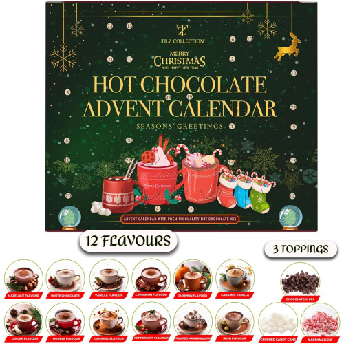 Gourmet Luxury 24 Hot Chocolate Gift Sets Selection 2