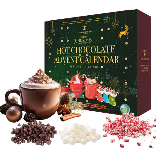 Gourmet Luxury 24 Hot Chocolate Gift Sets Selection