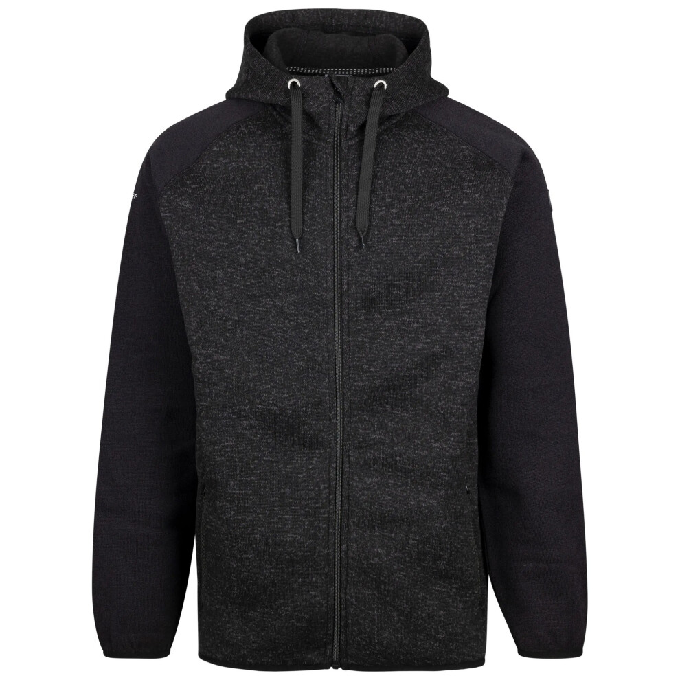 (S, Black Marl) Trespass Mens Clearwell Fleece Jacket