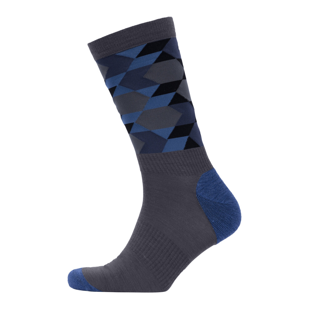 (3 UK-6 UK, Flint) Trespass Unisex Adult Gareth Merino Wool Socks