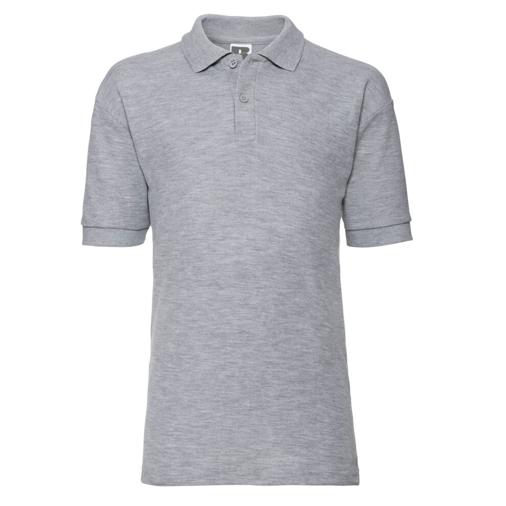 (12 Years, Light Oxford) Russell Childrens/Kids Polo Shirt