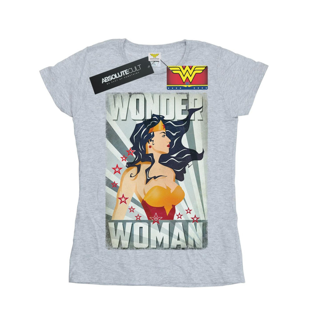 Wonder Woman Poster Cotton T-Shirt