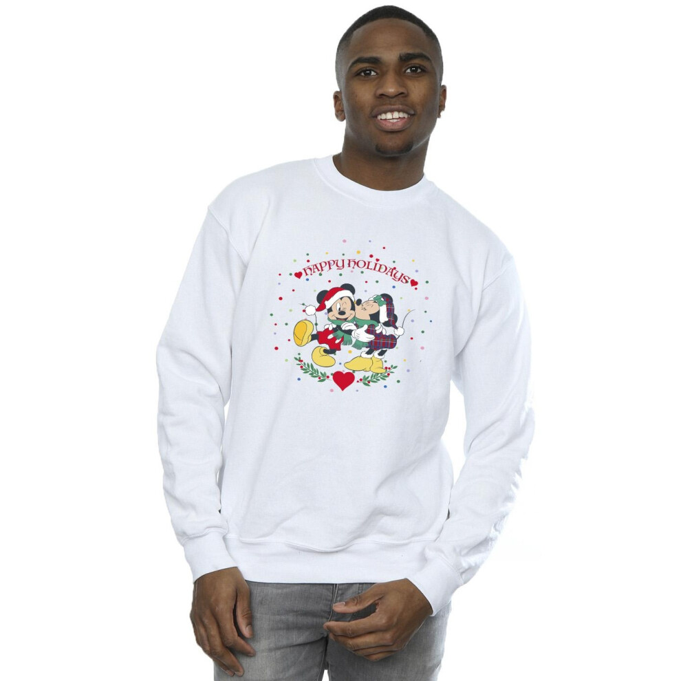 Mickey Mouse Mickey Minnie Christmas Sweatshirt