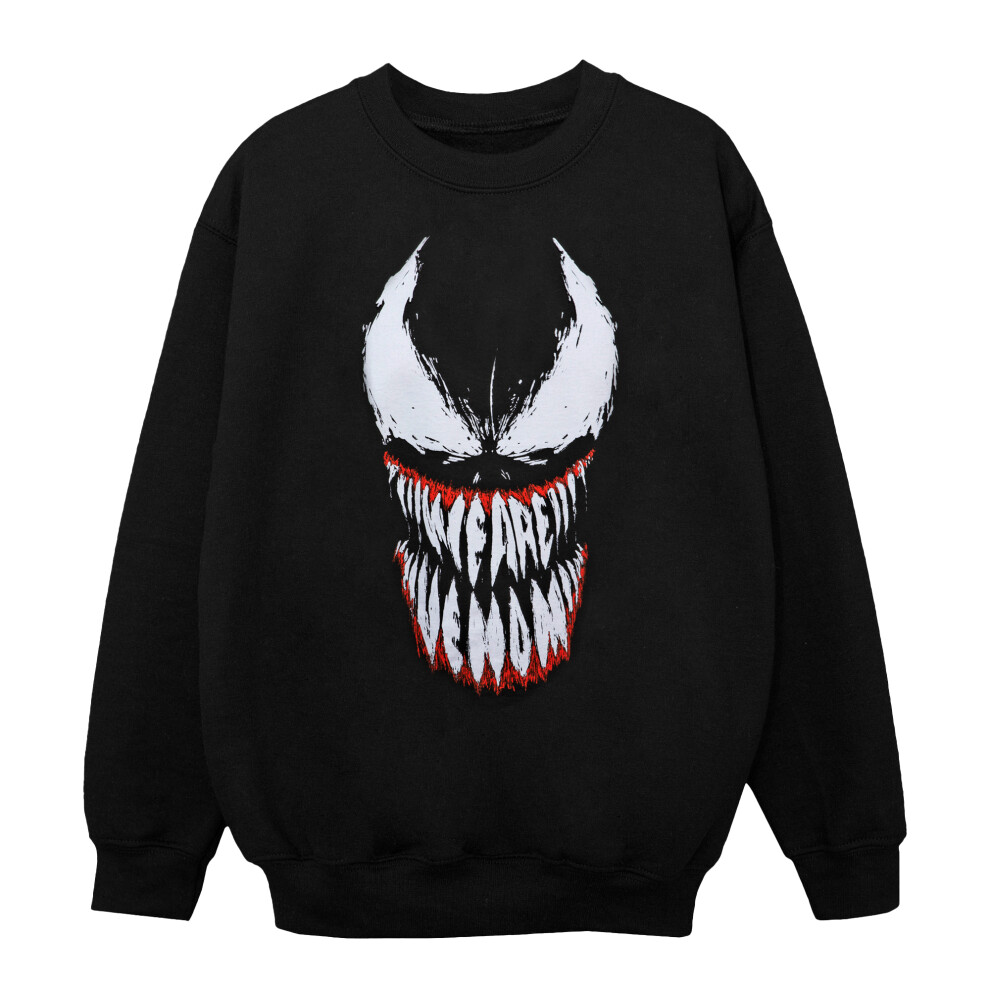 Spider Man Venom Teeth Face Sweatshirt