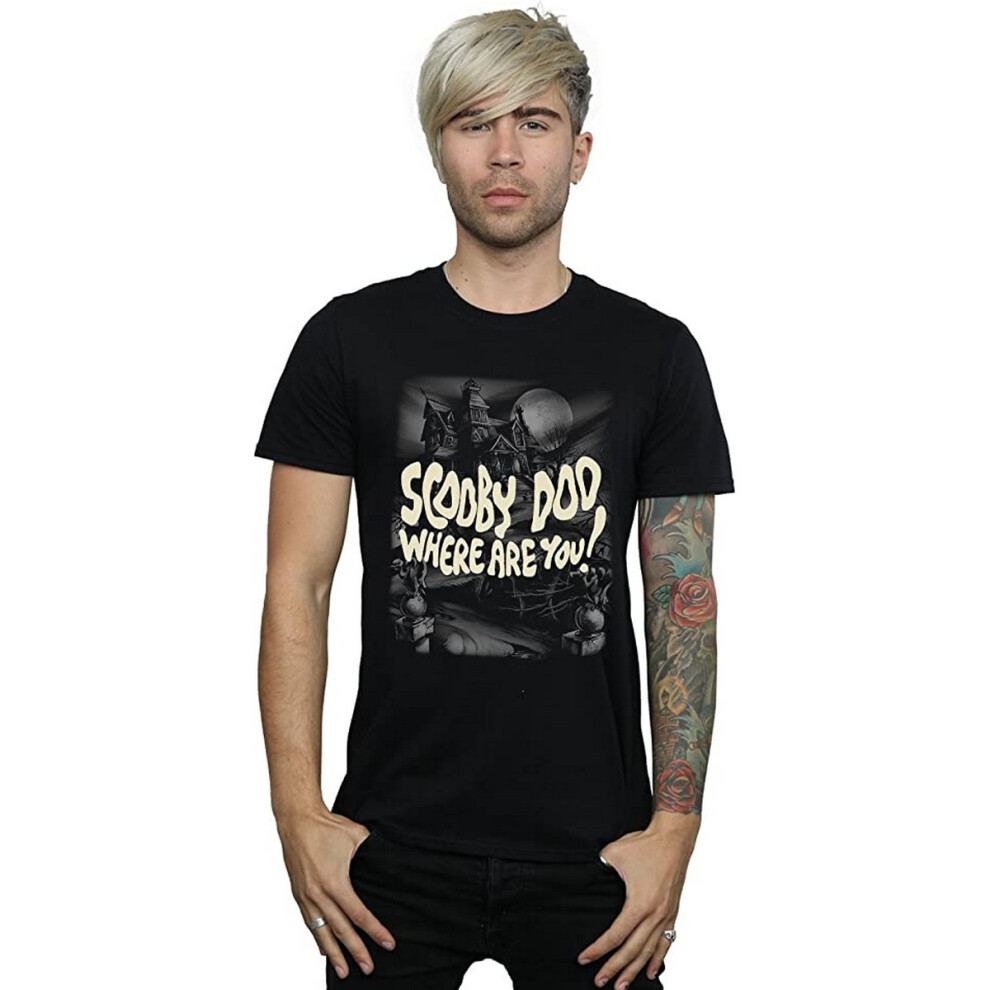 Scary Castle Cotton Slim T-Shirt