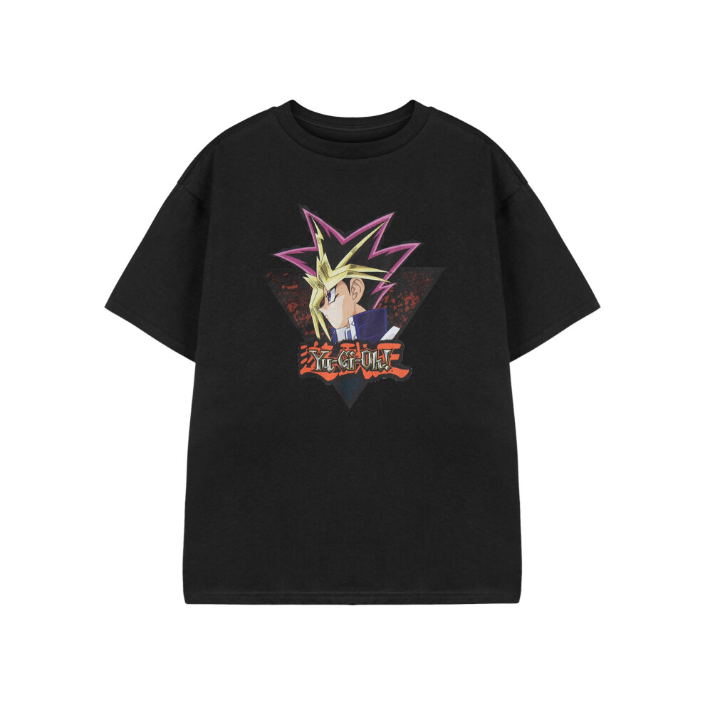 (3-4 Years) Yu Gi Oh Short Sleeved T-Shirt (Boys Black)