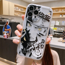 (A, IPhone 11pro max) Naruto Phone Case Iphone 13 12 11 Pro Max 7 8 Plus X Xr Soft Silicone Cover Uchiha Sasuke Kakashi Anime Phonecase Funny Men Gift