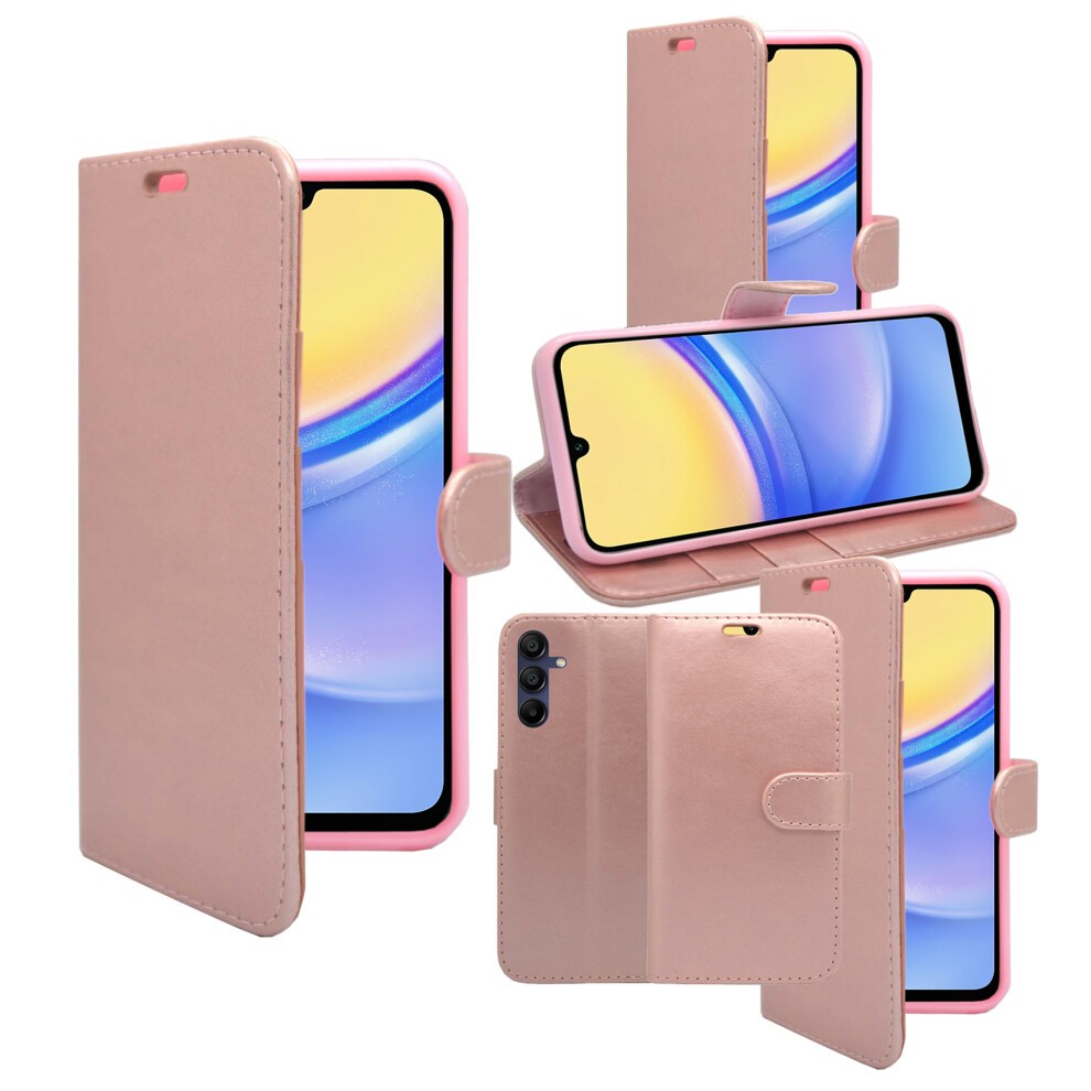 Generic Sold By Gadget Mob (Rose ) Case For Samsung Galaxy A16 Wallet Flip Cover Gold