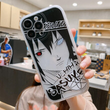 (E, IPhone11) Naruto Phone Case Iphone 13 12 11 Pro Max 7 8 Plus X Xr Soft Silicone Cover Uchiha Sasuke Kakashi Anime Phonecase Funny Men Gift