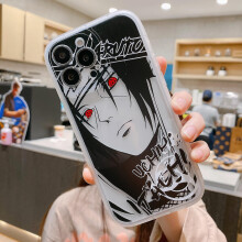 (C, IPhone11) Naruto Phone Case Iphone 13 12 11 Pro Max 7 8 Plus X Xr Soft Silicone Cover Uchiha Sasuke Kakashi Anime Phonecase Funny Men Gift