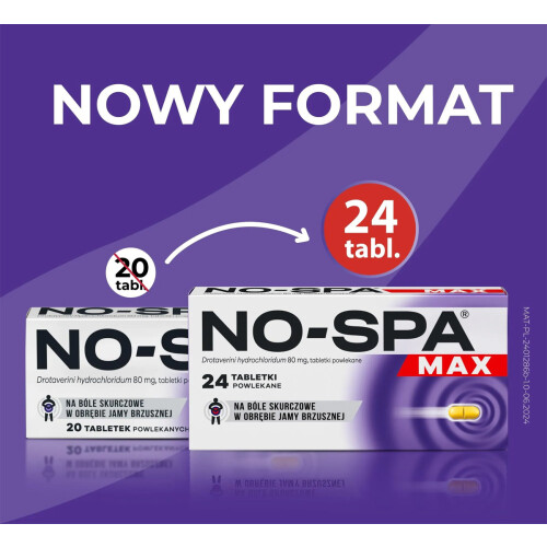 Sanofi No-Spa Max No spa Nospa 24x tablets 2
