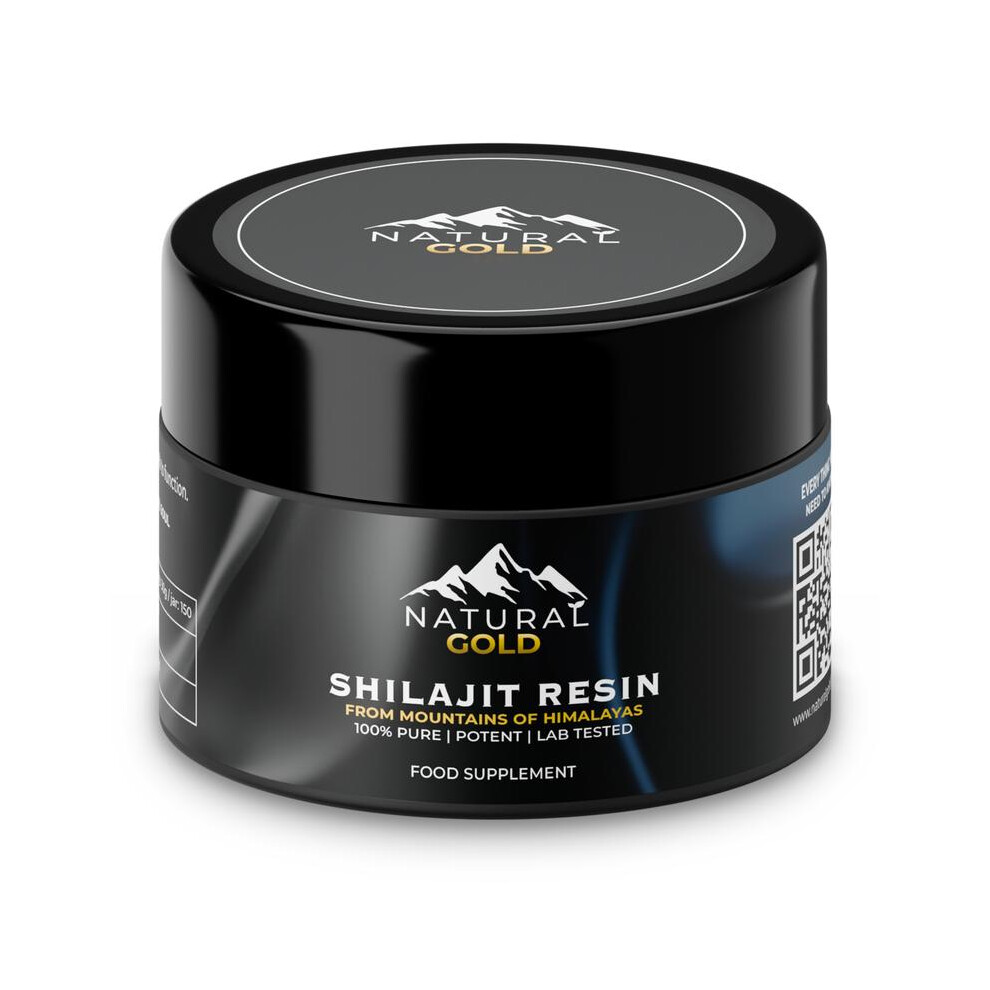 (20G) Shilajit Resin  Pure Himalayan Supplement, Lab-Tested, Gold Grade, 85+ Minerals